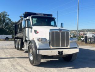 2025 Peterbilt 567 8x4 16' Ox Bodies Dump Truck