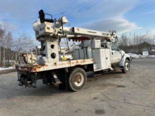 Terex Commander 4047 Digger Derrick on 2015 Ford F750 4x2