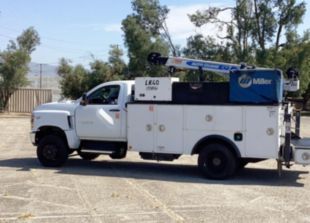 2019 Chevy 5500HD 4x4 Service Truck With Crane