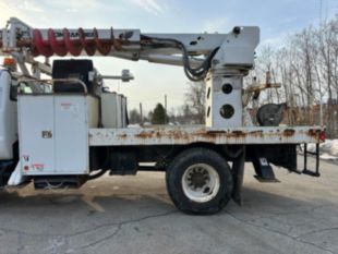 Terex Commander 4047 Digger Derrick on 2015 Ford F750 4x2