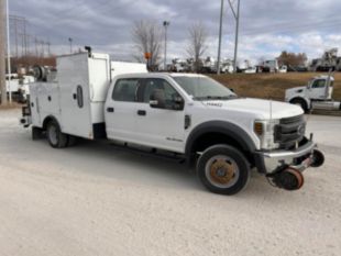 2019 Ford F-550 Crew Cab 4x4 Powerstroke "Rail Gear Equipped" Service Truck