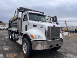 2021 Peterbilt 348 Tri-Axle Dump Truck