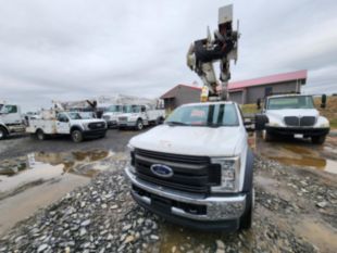 2019 Ford F-550 4x4 Diesel, 2012 Terex LT-40 Bucket Truck