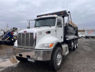 2021 Peterbilt 348 Tri-Axle Dump Truck