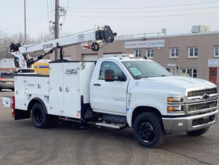 11 ft Medium-Duty Crane Body Regular Cab Service Truck