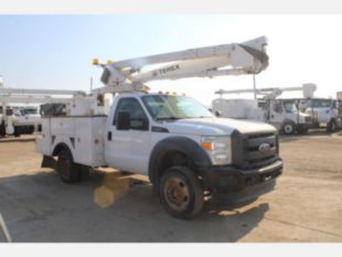 2015 Ford F-550 4x4 Gas Powered 2011 Terex LT-40 Bucket Truck