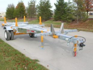 12,000 lbs 40' (Extended) Material Box Pole Trailer