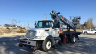 2017 International 4300 4x2 Elliott G50F Hi Rail Bucket Truck