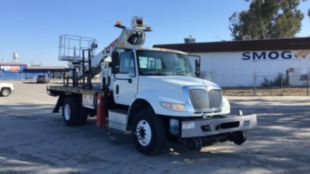 2017 International 4300 4x2 Elliott G50F Hi Rail Bucket Truck