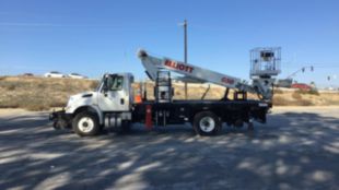 2017 International 4300 4x2 Elliott G50F Hi Rail Bucket Truck