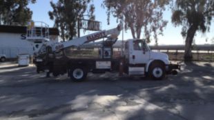 2017 International 4300 4x2 Elliott G50F Hi Rail Bucket Truck