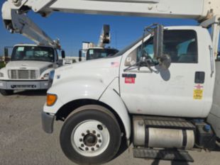 2015 Ford F-750 Diesel 4x2 Terex TC-55 Material Handler Bucket Truck