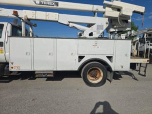 2015 Ford F-750 Diesel 4x2 Terex TC-55 Material Handler Bucket Truck