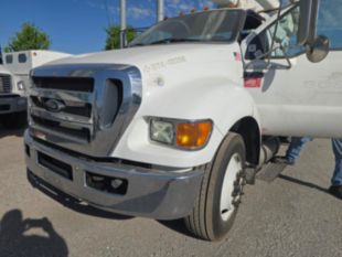 2015 Ford F-750 Diesel 4x2 Terex TC-55 Material Handler Bucket Truck