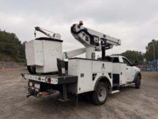 2019 Dodge Ram 5500 4x4 Versalift VST-47-I Material Handler Bucket Truck