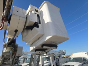 2015 Ford F-750 Diesel 4x2 Terex TC-55 Material Handler Bucket Truck