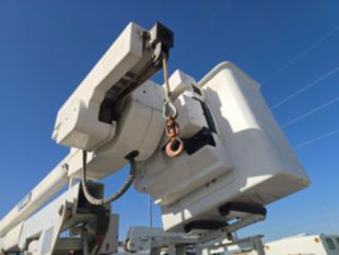 2015 Ford F-750 Diesel 4x2 Terex TC-55 Material Handler Bucket Truck