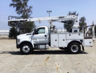 2019 Ford F-750 4x2 Versalift VTP-40-NE Cable Placer