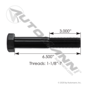 EQUALIZER BOLT 1-1/8-7X6.625 H