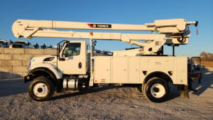 2020 International HV507 4x4 2012 Terex 5TC-55 Bucket Truck