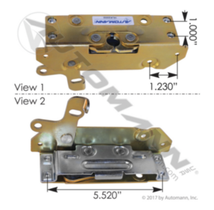 Automann Door Latch RH Peterbilt