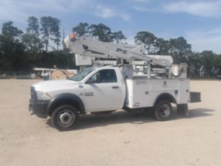 2018 Dodge 5500 Diesel 4x4 Duralift DTAS-38TS Bucket Truck