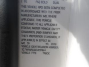 2018 Dodge 5500 Diesel 4x4 Duralift DTAS-38TS Bucket Truck