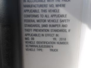 2018 Dodge 5500 Diesel 4x4 Duralift DTAS-38TS Bucket Truck