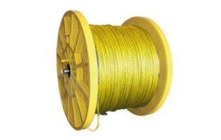 22,000 ft of 0.71 in (18 mm) Synthetic Rope on Reel