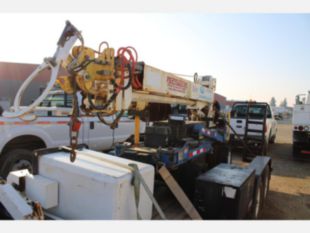 2005 Skylift MD-33 Plus Mini Digger Derrick W/Trailer