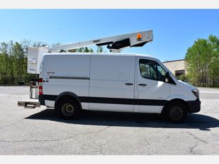 2016 Mercedes 3500 Sprinter Van Diesel 4x2 Versalift TEL-29-I Bucket Truck