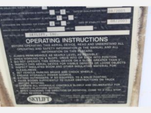 2005 Skylift MD-33 Plus Mini Digger Derrick W/Trailer