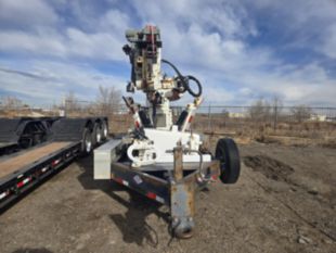 2017 SDP EZ-Hauler 5500 Tracked Digger Derrick with Trailer