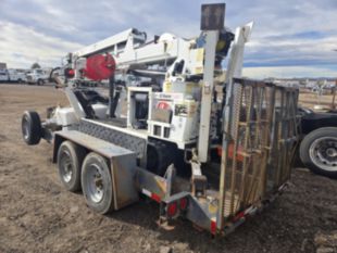 2017 SDP EZ-Hauler 5500 Tracked Digger Derrick with Trailer