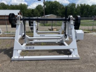 30,000 lbs 108 in Diameter x 83 in Width Manual Brake Stationary Reel Stand