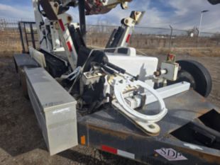 2017 SDP EZ-Hauler 5500 Tracked Digger Derrick with Trailer