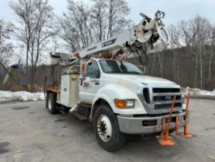 2015 Ford F-750 Diesel 4x2 Terex Commander 4047 Digger Derrick Truck