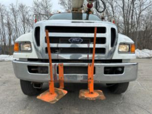 2015 Ford F-750 Diesel 4x2 Terex Commander 4047 Digger Derrick Truck