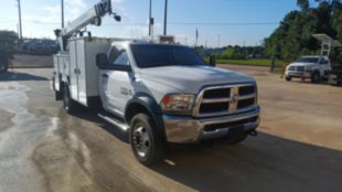 2018 Dodge Ram 5500 4x4 Load King Voyager 1 Service Truck With Crane