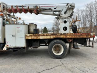 2015 Ford F-750 Diesel 4x2 Terex Commander 4047 Digger Derrick Truck