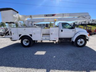 2015 Ford F-750 Diesel 4x2 Terex HRX-55 Material Handler Bucket Truck