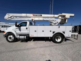 2015 Ford F-750 Diesel 4x2 Terex HRX-55 Material Handler Bucket Truck