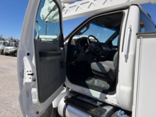 2015 Ford F-750 Diesel 4x2 Terex HRX-55 Material Handler Bucket Truck