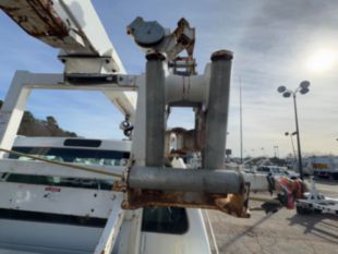 Versalift VTP-40-NE Cable Placer on 2019 Ford F750 4x2