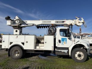 2015 Freightliner M2 4x4 Automatic Terex Commander 4047 Digger Derrick Truck