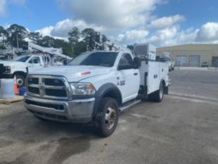 2017 Dodge 5500 Diesel 4x4 IMT DOM1-SIII + 7500 Service Truck and Crane