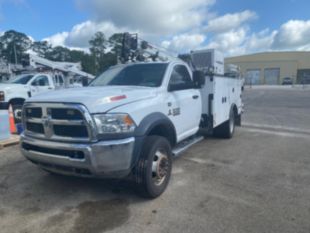 2017 Dodge 5500 Diesel 4x4 IMT DOM1-SIII + 7500 Service Truck and Crane