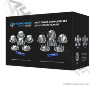 Automann Axle Cover Complete Set Chrome ABS