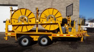 3,500 lbs 15,000 ft of 5/8" rope Four Drum Puller
