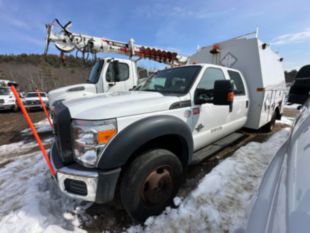 2015 Ford F-550 Crew Cab Diesel 4x4 KUV Body Service Truck